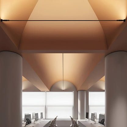 Led-Vegglampe I Lineært Design – Slank Design I Stål | For Stuer Og Soverom