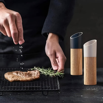 Kvernsett til Salt og Pepper – Justerbart Keramisk Mahlverk | Stilrent for Ethvert Kjøkken
