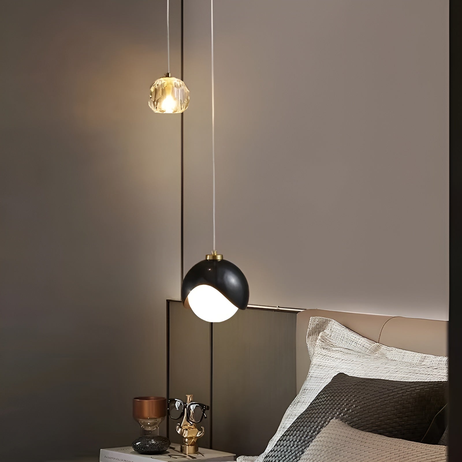 Krystall-pendellampe – Elegant Skandinavisk Design | Perfekt for Stue, Soverom og Spisestue