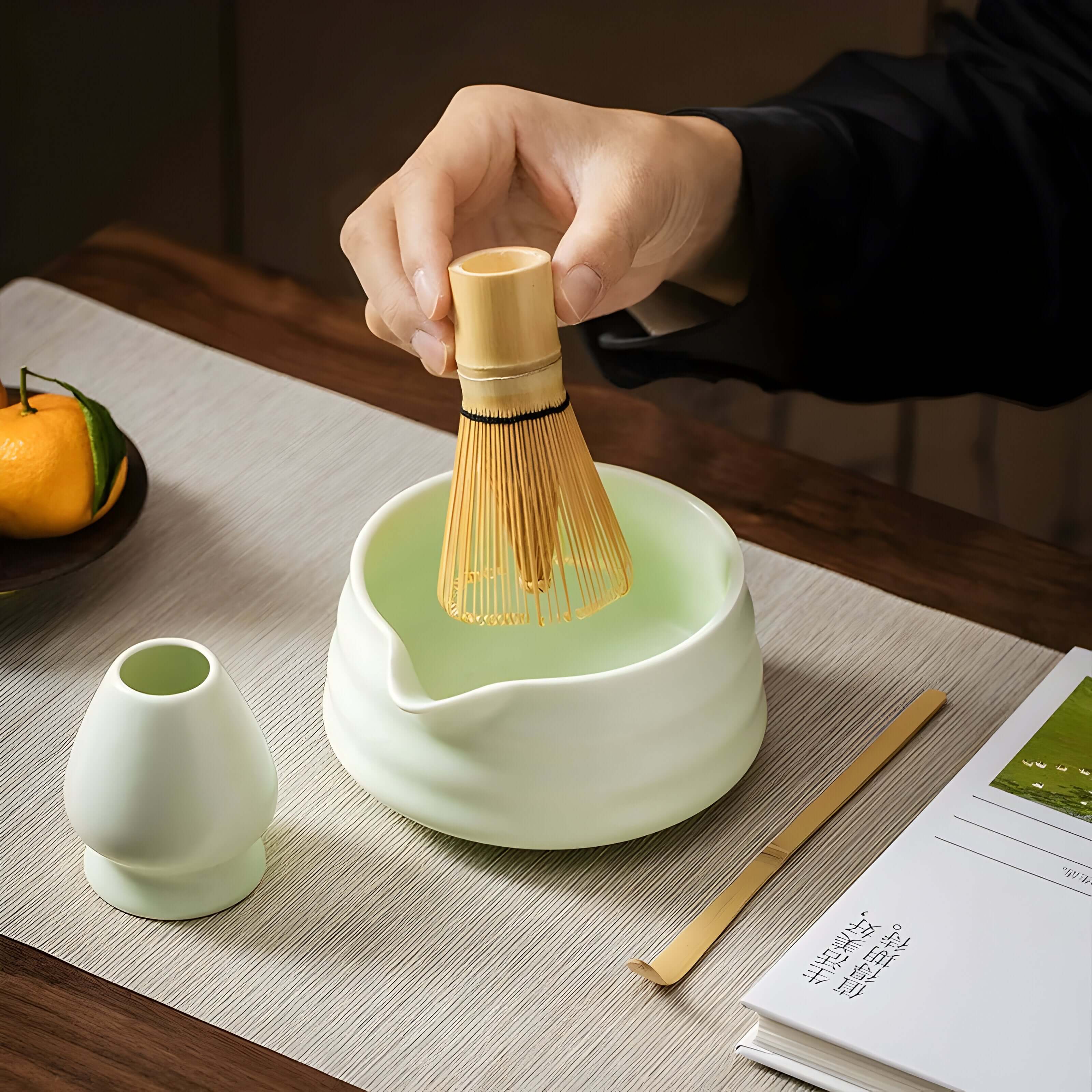 Matcha Keramikk Sett – Tradisjonell Japansk Te-seremoni