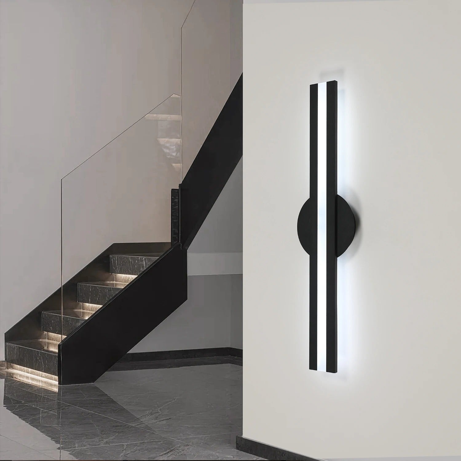 LED-Wandlampe im Minimalistischen Design – 18W Leuchte in Neutralweiß | Perfekt für Wohnzimmer und Schlafzimmer