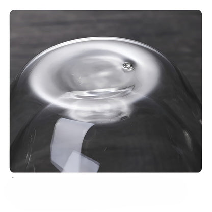 Dobbeltvegget Glass – Varmebestandig og Transparent | Håndlaget Mini Telys- og Whiskeyglass