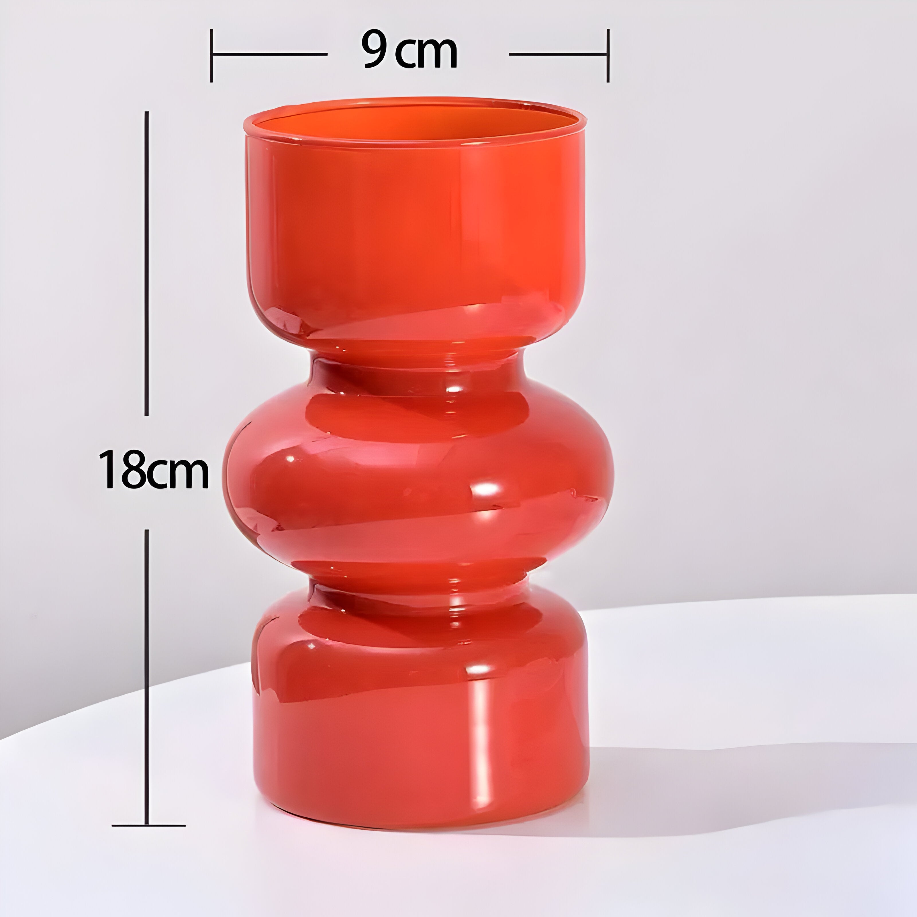 Glass Hydroponisk Vase – Retro Blomsterpotte for Hjemmeinnredning