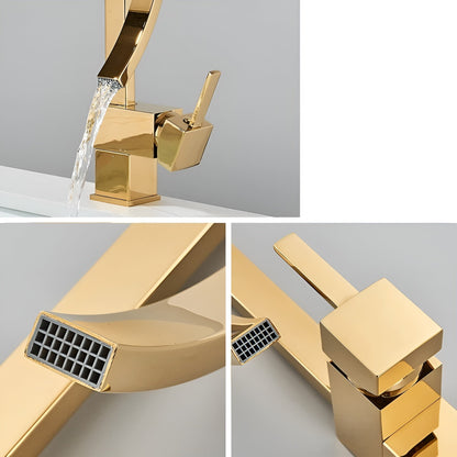 Moderne Servantarmatur – Ettgrepsbatteri For Varmt Og Kaldt Vann Elegant Og Holdbart Design