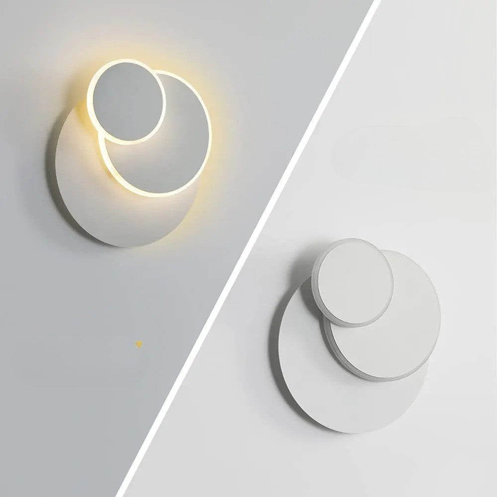 LED Vegglampe Roterbar- 3-i-1 Lampe i Moderne Design | Perfekt som Dekorativ Innendørsbelysning