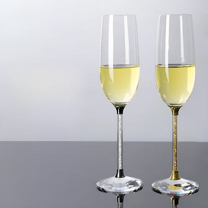 Rødvinsglass Sett – 2 Luksuriøse Krystallglass | Perfekt for Vin, Champagne og Festlige Anledninger