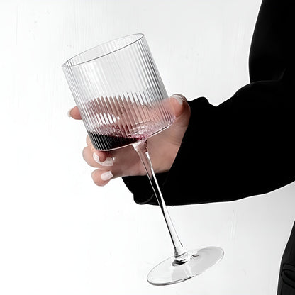 4-sett Med Champagneglass – Elegant Riflet Glass | Stilig Til Musserende Vin Og Spesielle Anledninger