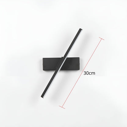 Enkel 330° Led-vegglampe – Dreiebar Og Fleksibel | Innvendig Lampe I Aluminium For Senger Og Nattbord