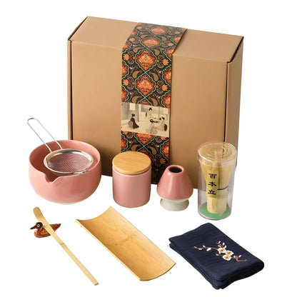 Matcha keramikksett - Tradisjonell Japansk Keramikk, Håndlagde Tekanner og Skåler