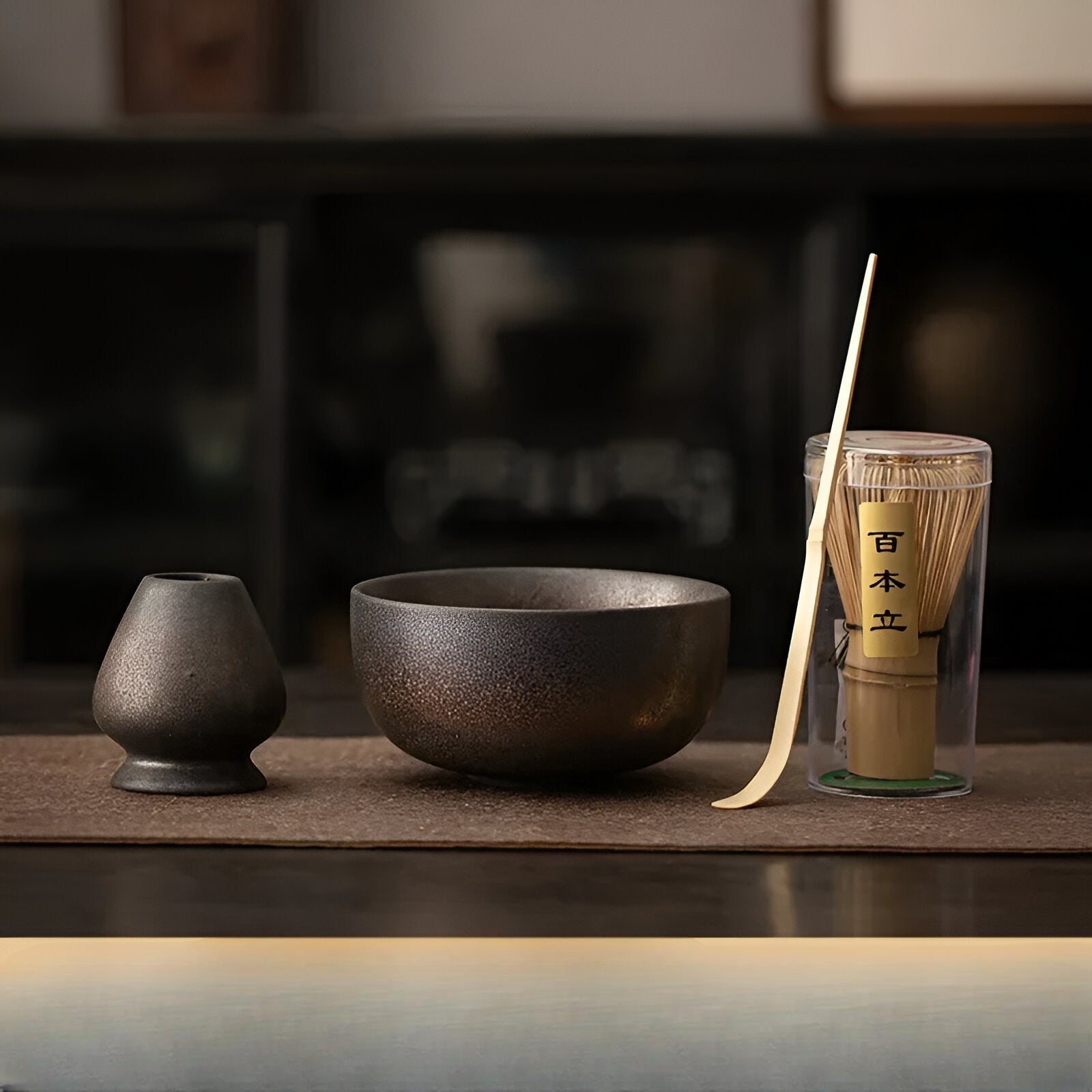 Matcha Keramikksett - Tradisjonelt Japansk Matcha Tesett