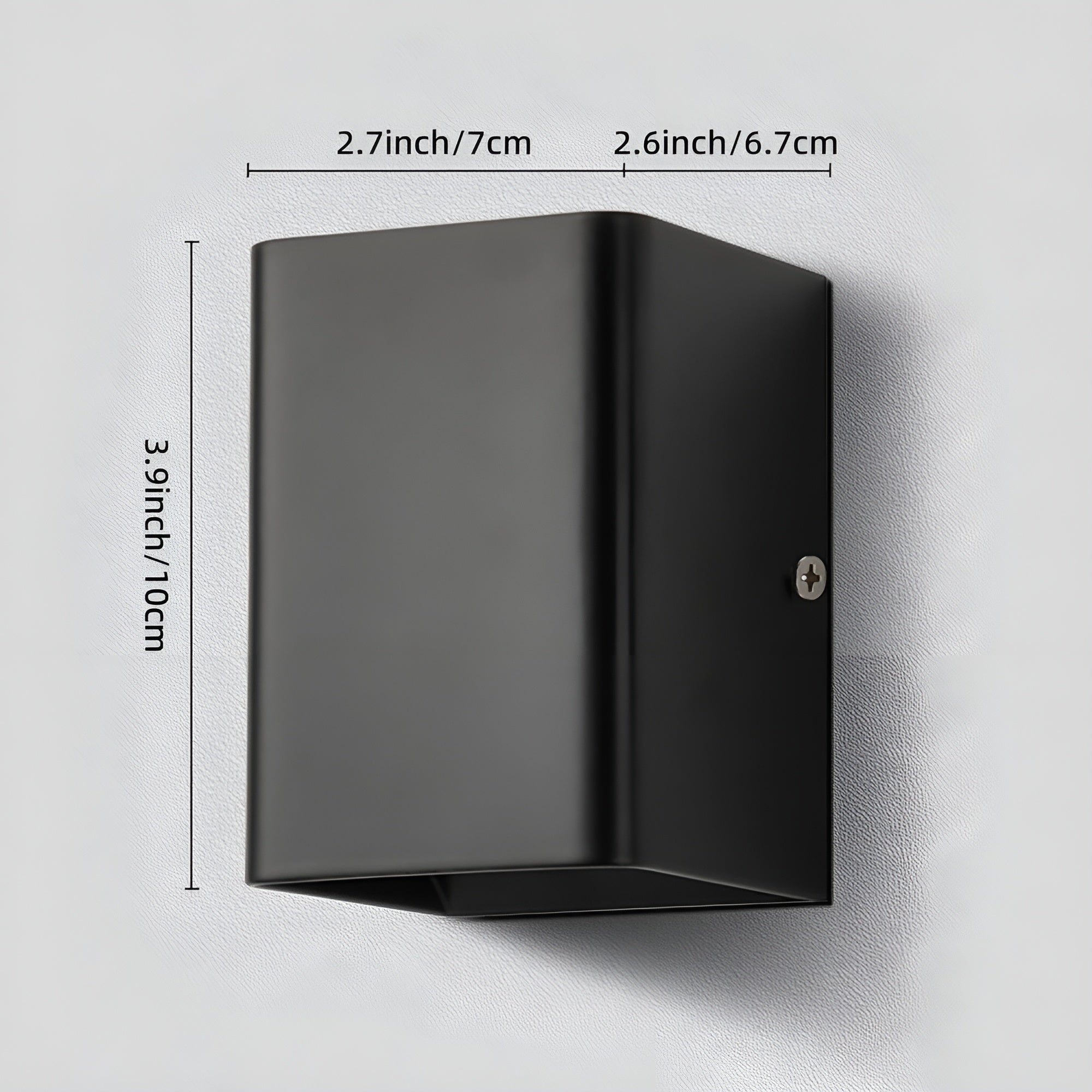 Led-vegglampe Med Rgb-lys – Stemningsfull Opp-ned Veggbelysning Med Fjernkontroll