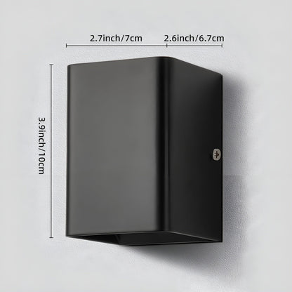 Led-vegglampe Med Rgb-lys – Stemningsfull Opp-ned Veggbelysning Med Fjernkontroll