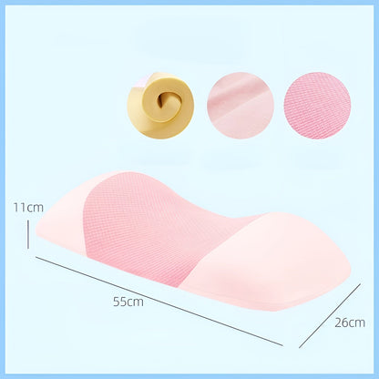 Lendenstützkissen zum Schlafen – Ergonomischer Memory-Schaum für Rücken & Hüfte | Perfekt für Rückenlage - 55X26X11CM