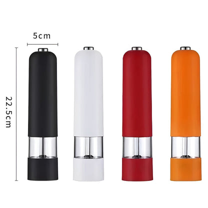 Elektrisk Krydderkvern – Justerbar og Allsidig | For Salt, Pepper og Urter