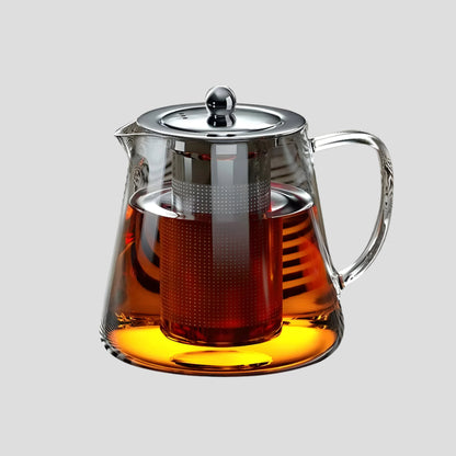 Tjundrik – Varmebestandig Glass Med Sil I Rustfritt Stål