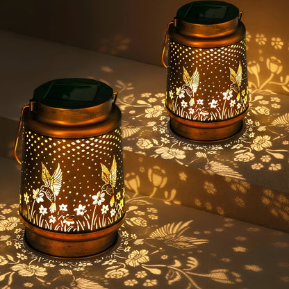Vinga – Solcelle LED-hagelykt med Kolibri-Design