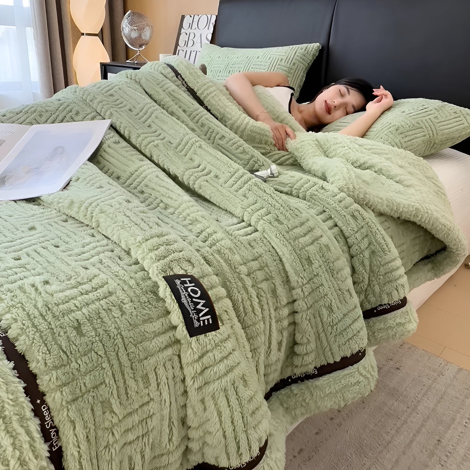 Mykt Fleecepledd – Varmt og Pustende | Perfekt for Sofa og Seng