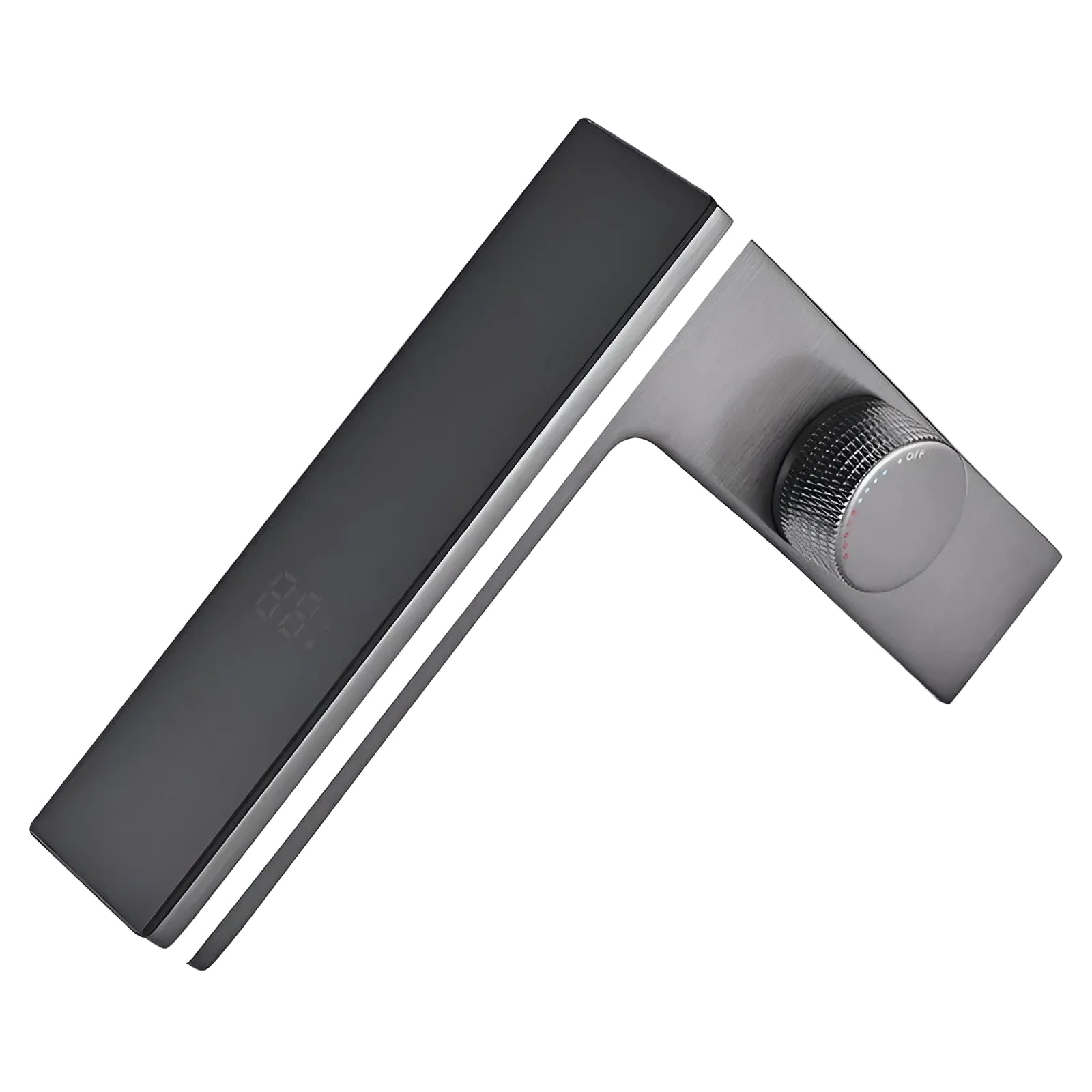 Led-kran Til Badet – Digitalt Display Og Temperaturregulering | Moderne Servantarmatur I Messing