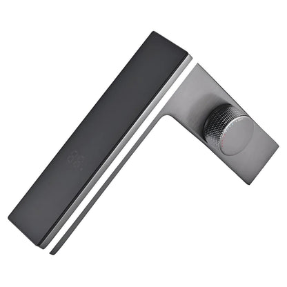 Led-kran Til Badet – Digitalt Display Og Temperaturregulering | Moderne Servantarmatur I Messing