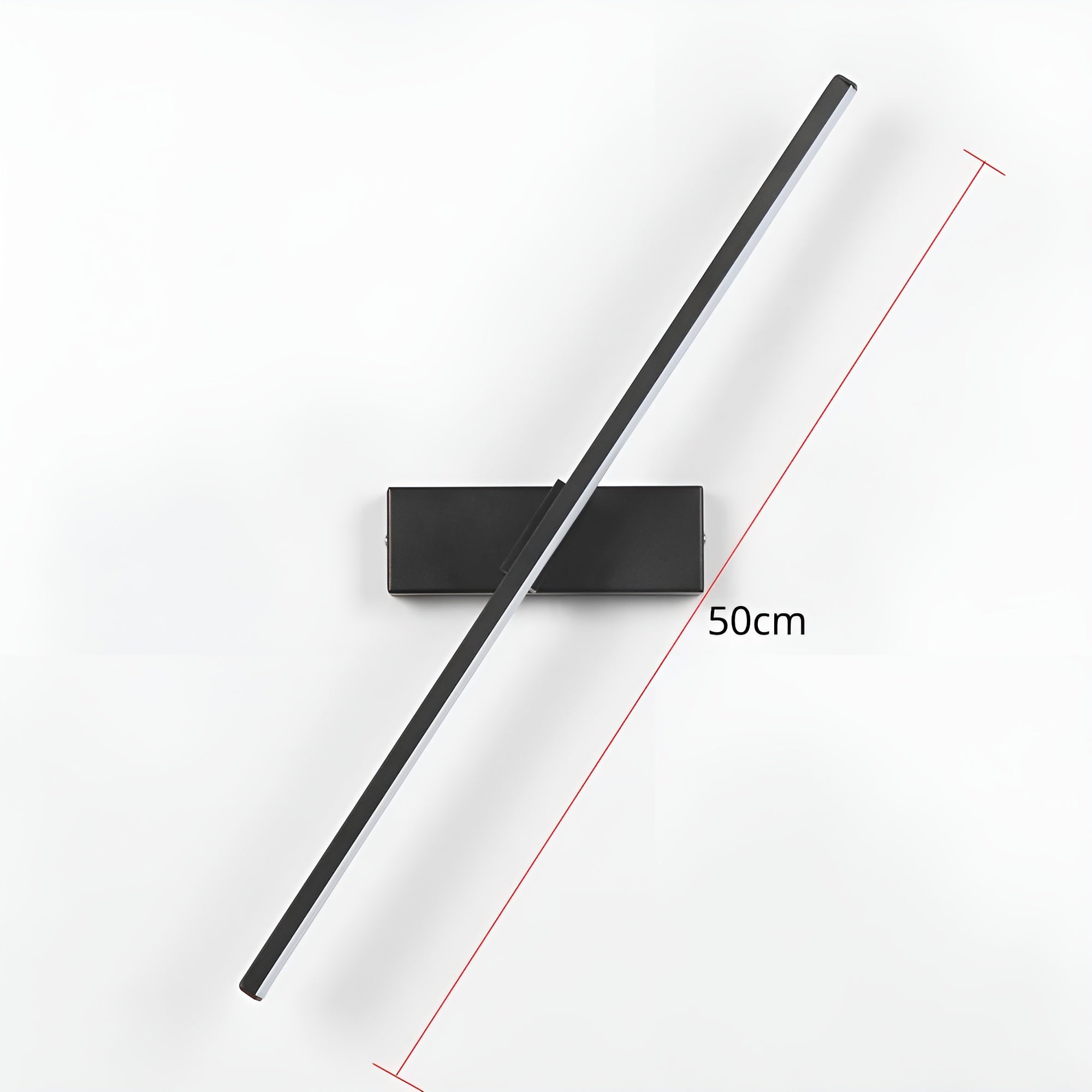 Enkel 330° Led-vegglampe – Dreiebar Og Fleksibel | Innvendig Lampe I Aluminium For Senger Og Nattbord