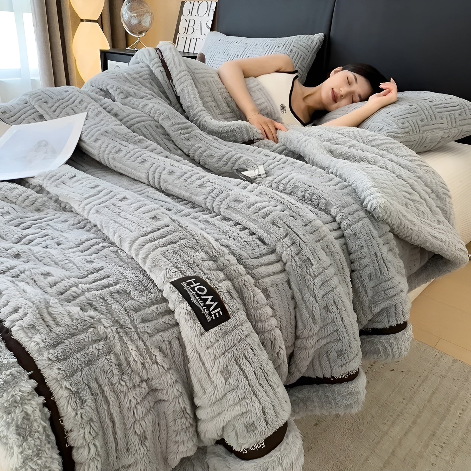Mykt Fleecepledd – Varmt og Pustende | Perfekt for Sofa og Seng