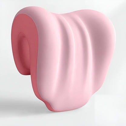 Ergonomisk Nakkpute – Myk og Støttende | Perfekt for Avslapning og Søvn - Rosa - Reiseputer