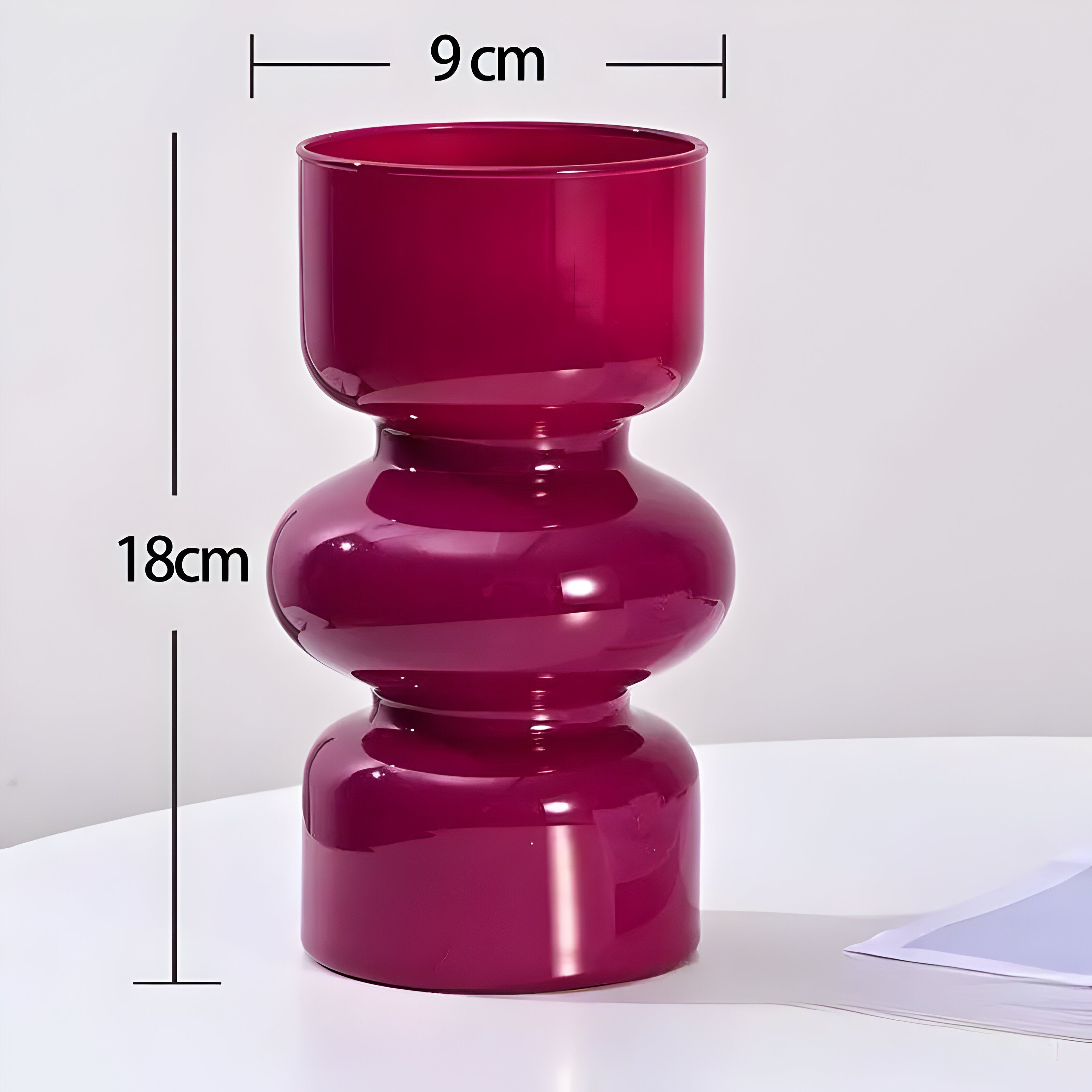 Glass Hydroponisk Vase – Retro Blomsterpotte for Hjemmeinnredning