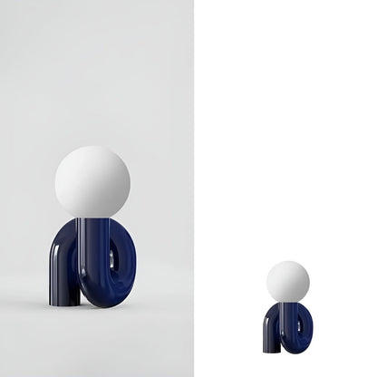 Minimalistisk Glasbordlampe – Elegant Nordisk Design | Perfekt for Soverom, Stue og Kontor