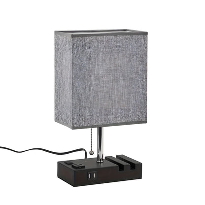 Dekorative Tischlampe mit Dimmer – Kabelloses Laden & Handyhalter | Perfekt für Schlafzimmer & Nachttisch