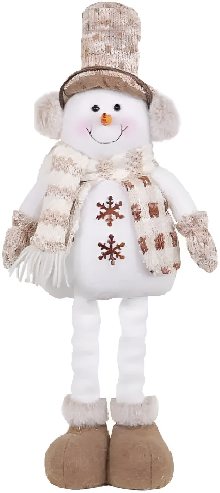 Justerbare julefigurer – Søt plysjdekorasjon | Julenisse, snømann og reinsdyr til hjemmet