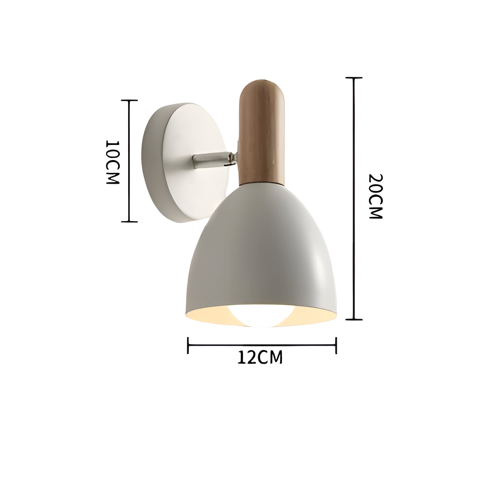 Vegglampe i Naturtre – Gir Varm Belysning | Perfekt til Soverom og Hytte