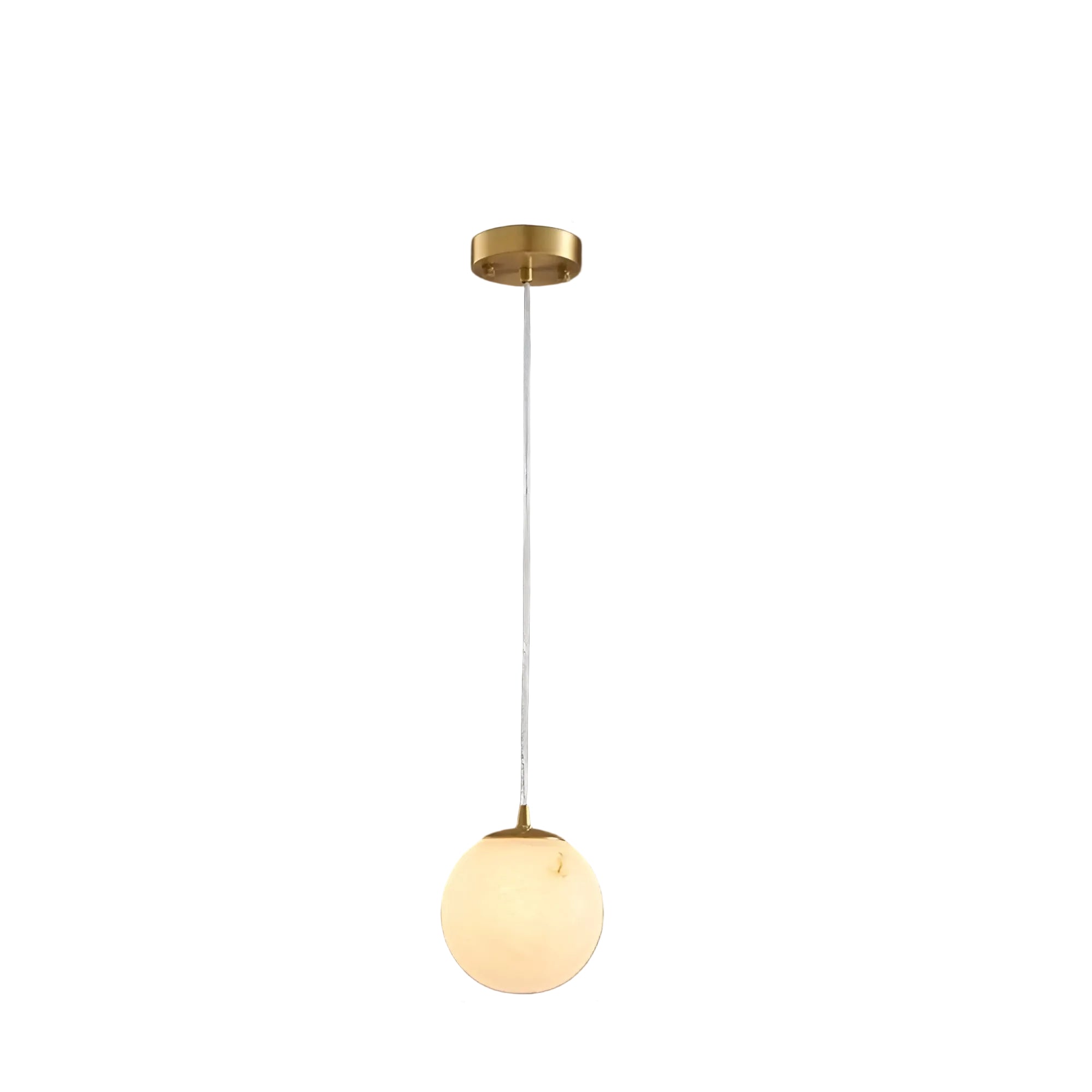 Marmor Pendellampe – Elegant og Naturlig Belysning | Perfekt for Soverommet - Lysarmaturer for vegg