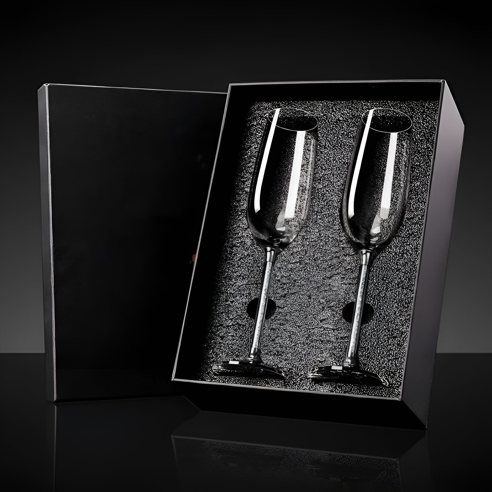 Rødvinsglass Sett – 2 Luksuriøse Krystallglass | Perfekt for Vin, Champagne og Festlige Anledninger