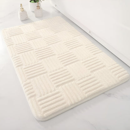 Myk Badematte – Sklisikker og Absorberende | Perfekt for Bad, Soverom og Entré