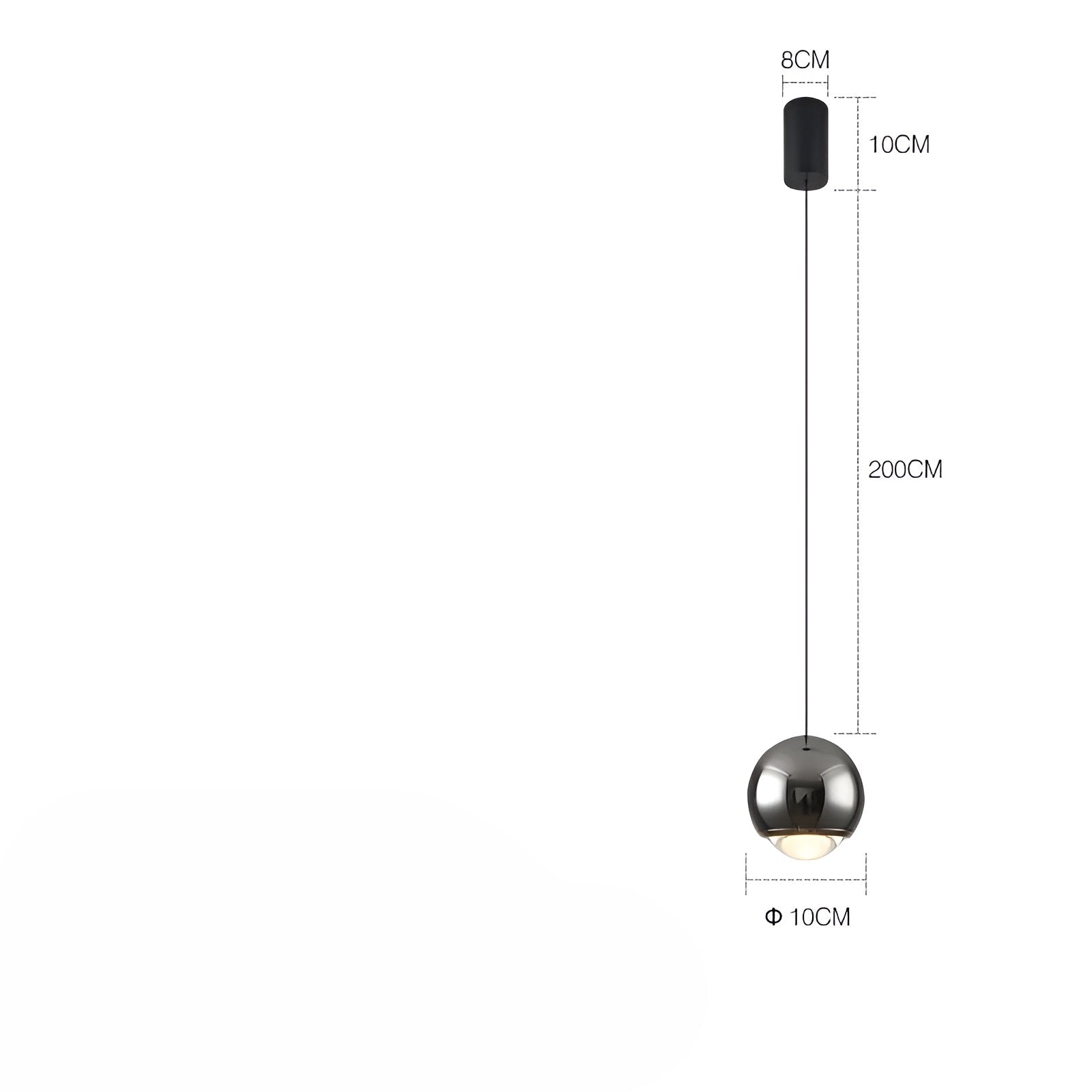Moderne LED-pendel – Skandinavisk og Stilrent | Perfekt for Soverom, Kjøkken og Kontor
