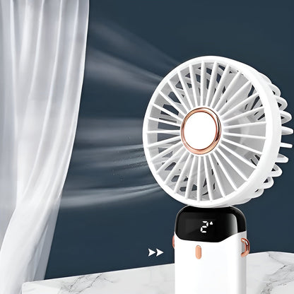 Mini-Handventilator– Wiederaufladbar & Leistungsstarke Kühlung - Handventilator