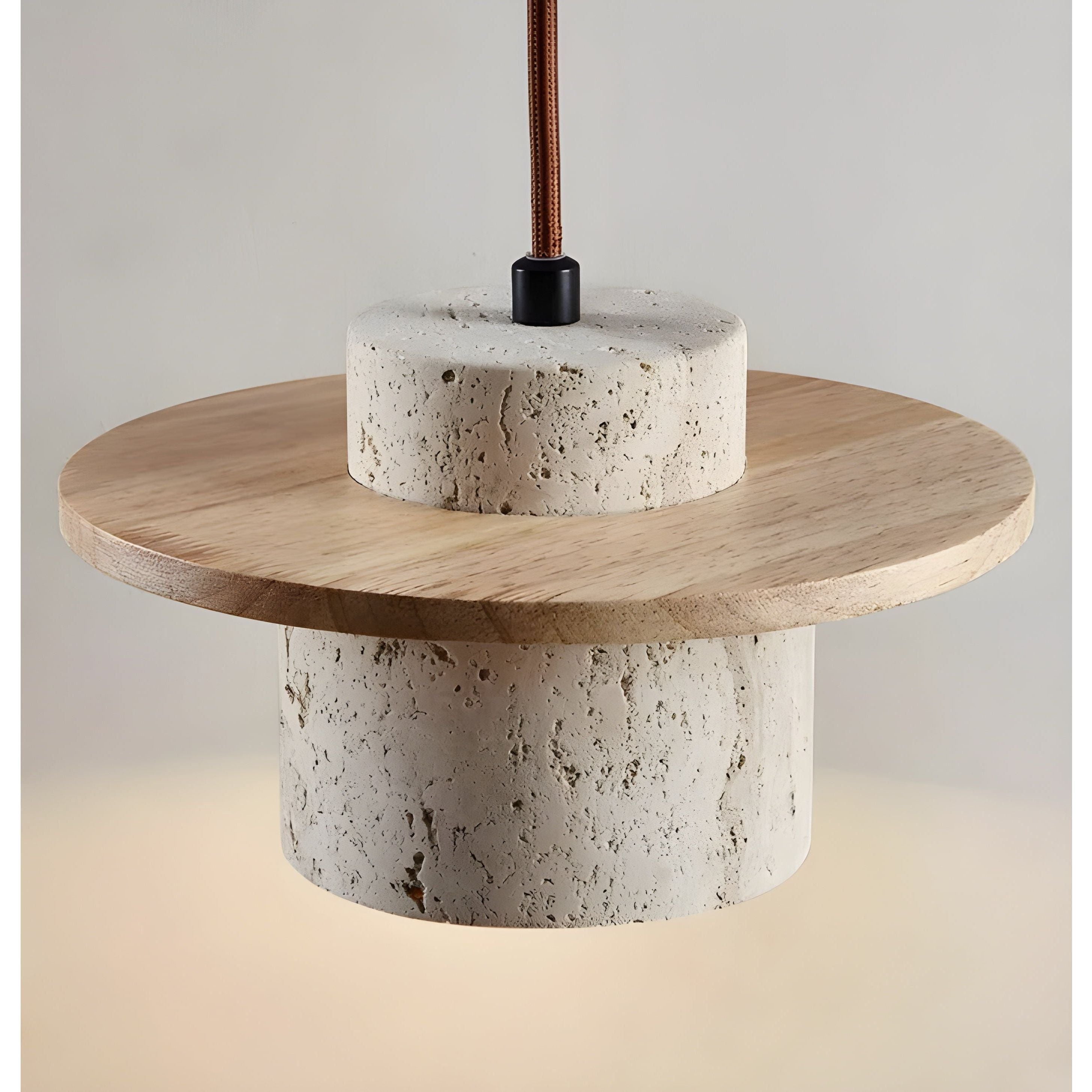 Bilde av Hikari Wabi - Moderne Wabi-Sabi-Grottelampe Laget Av Naturstein fra Velisse