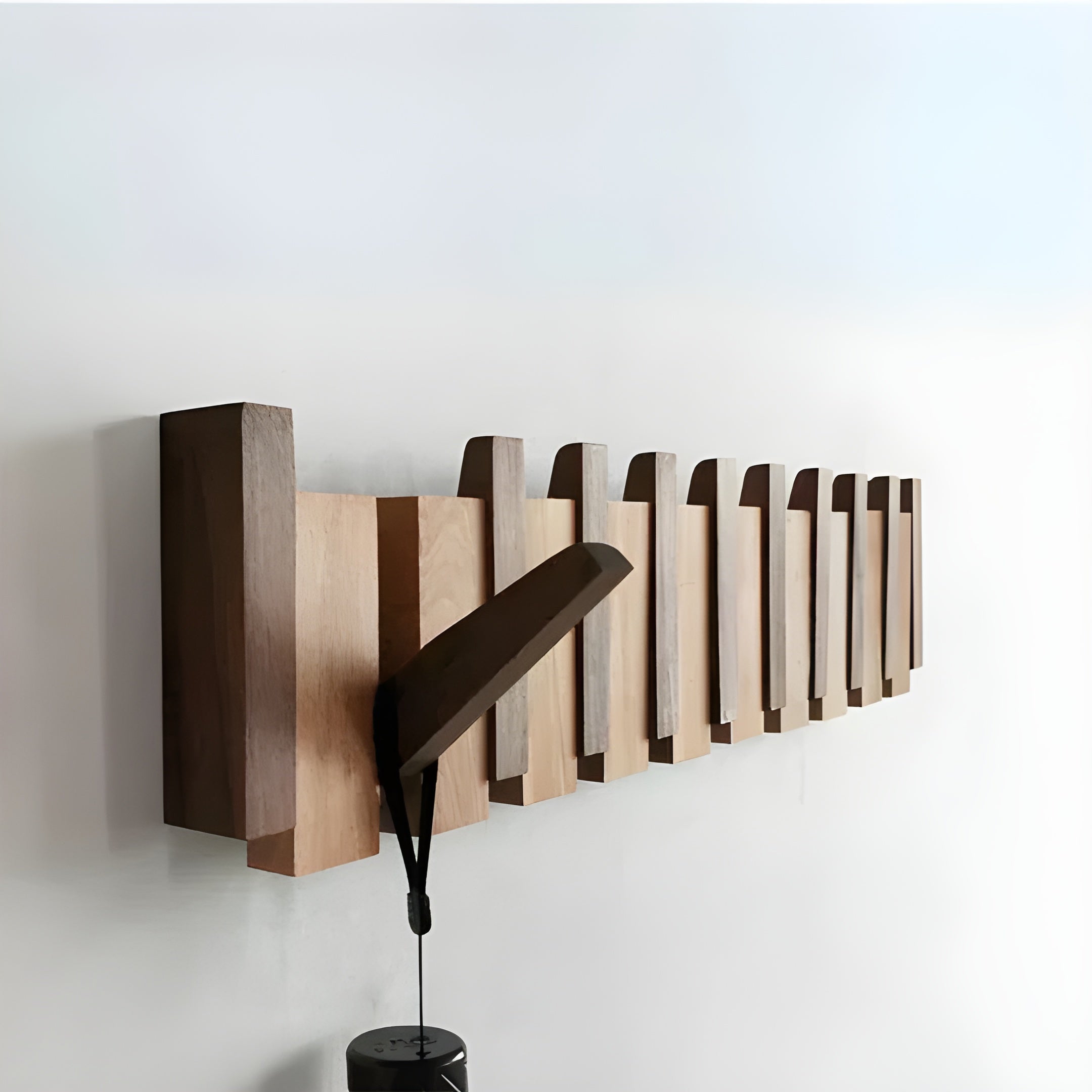 Skanto Elegant  Klesklyper I Tre Med Pianodesign – Stilig Klesklypesett