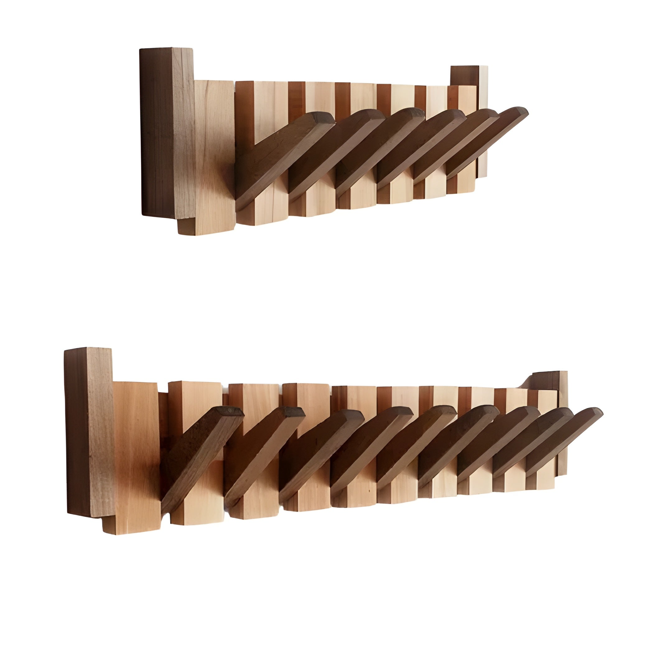 Skanto Elegant  Klesklyper I Tre Med Pianodesign – Stilig Klesklypesett