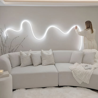 Neon LED Lyslist – Fleksibel og Dekorativ | Perfekt for Stue og Soverom