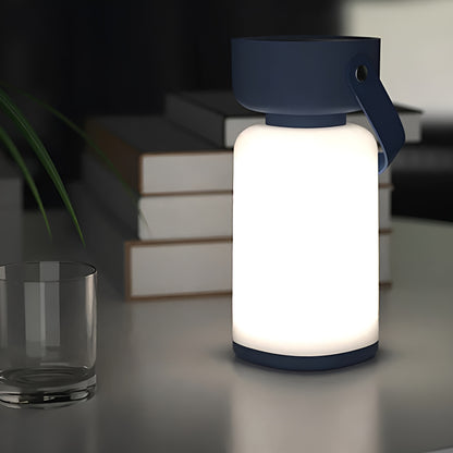 Vanntett LED Bordlampe – Bærbar og Dekorativ | Moderne Sylinderdesign