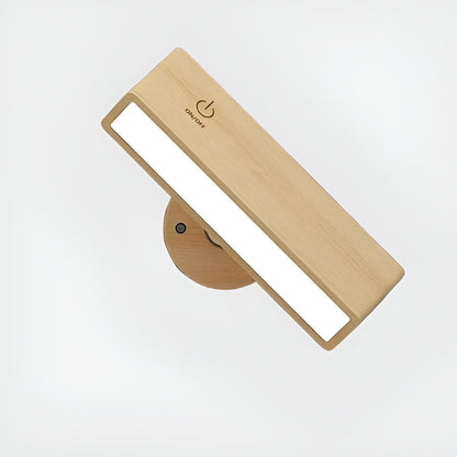 Justerbar Vegglampe – Tre og Magnet | Fleksibel og Stilfull