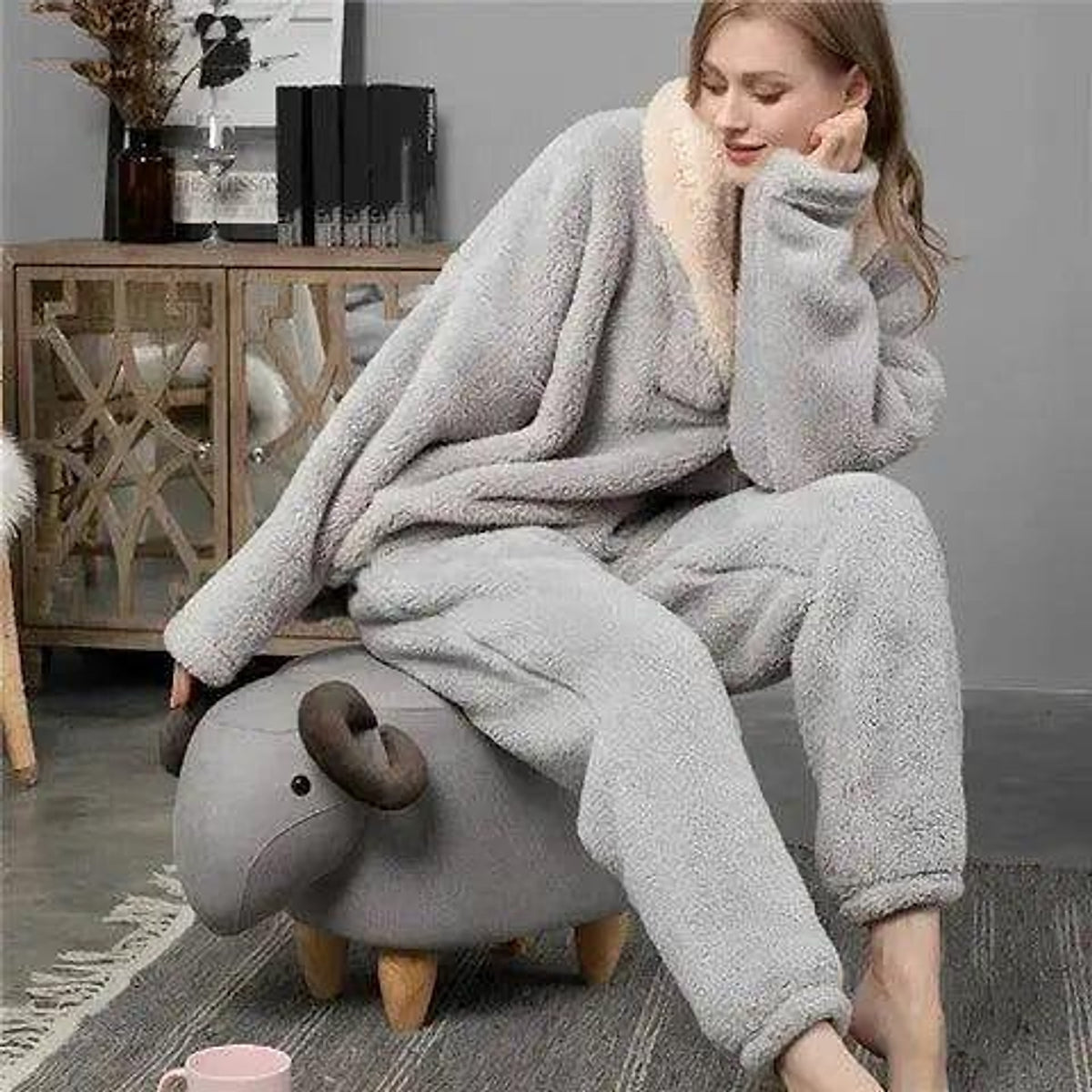 Tori – Sherpa-fleece Pyjamas: Varm og Koselig