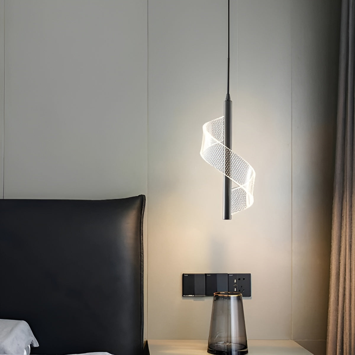 Moderne Taklampe – Skandinavisk Design med Akrylskjerm | Perfekt for Stue og Soverom