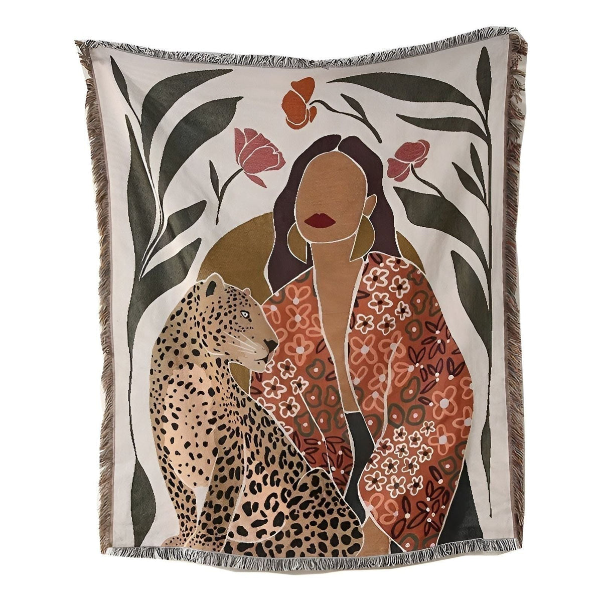 LeopardLuxe Pledd – Allsidig Leopardpledd med Dusker