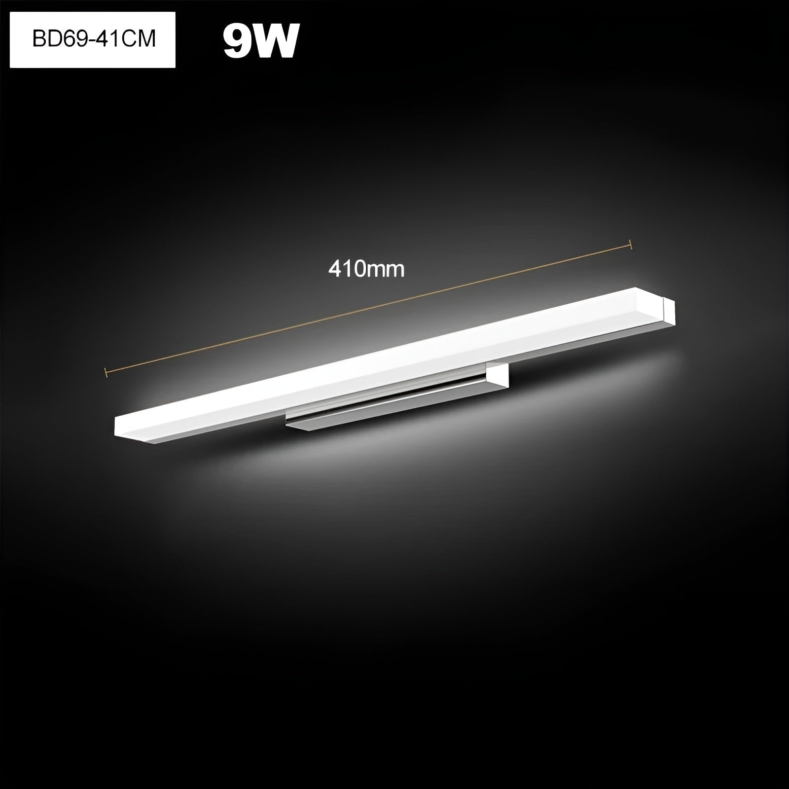 Moderne LED-vegglampe – Stilren og Fuktbestandig | Perfekt for Bad og Soverom