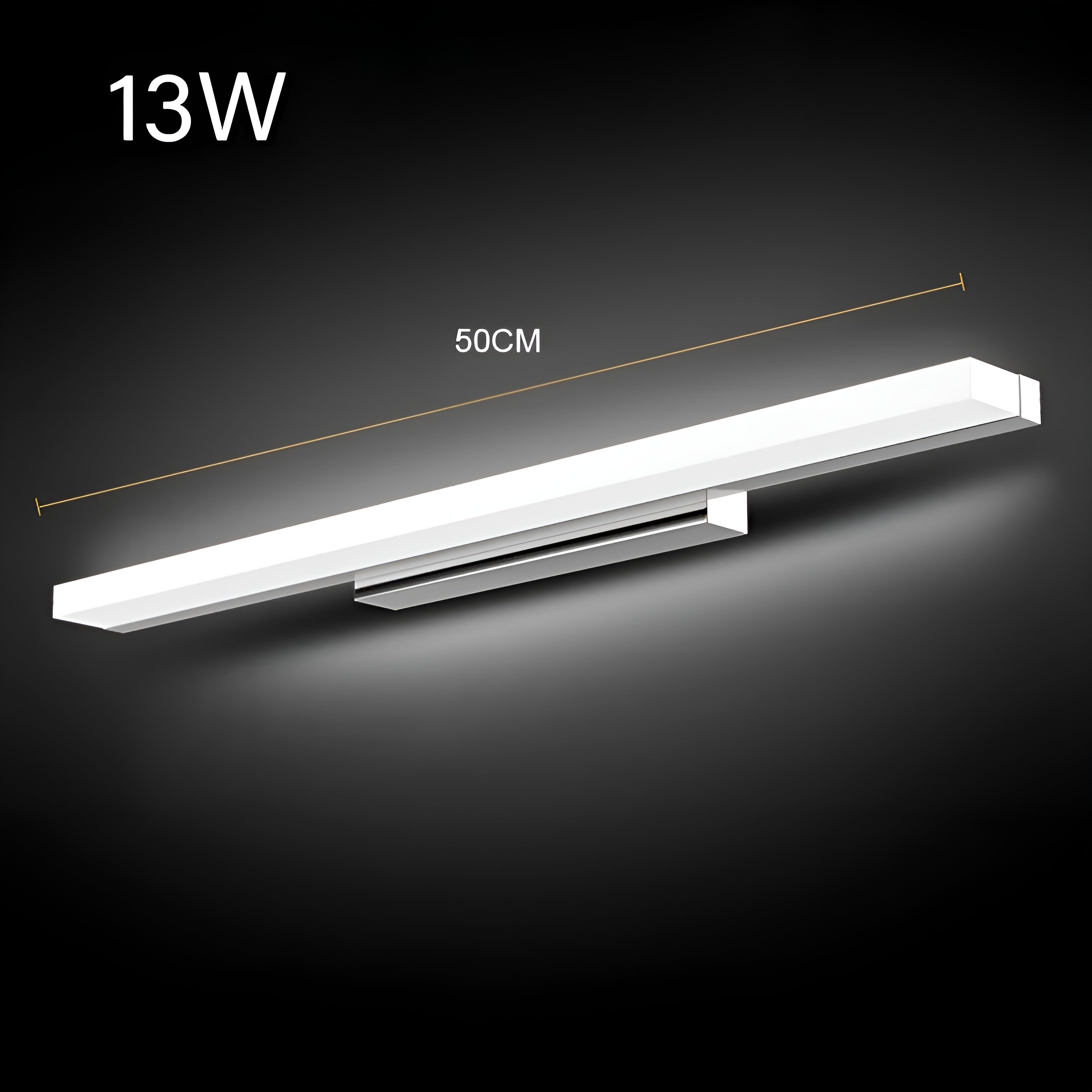 Moderne LED-vegglampe – Stilren og Fuktbestandig | Perfekt for Bad og Soverom