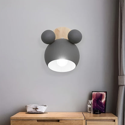 Vegglampe i Mikke Mus-design – Dekorativ og Moderne | Perfekt for Barnerom og Stue