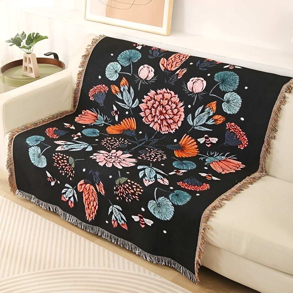 LeopardLuxe Pledd – Allsidig Leopardpledd med Dusker