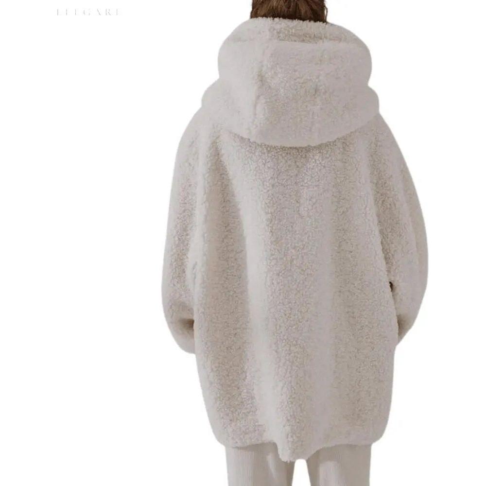 Vikki – Varm og Koselig Fuzzy Fleece-hettegenser